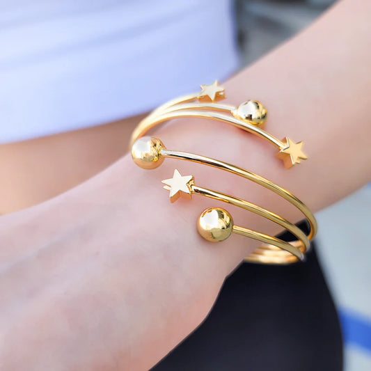 Cuff Bracelet- 18k Gold Plated