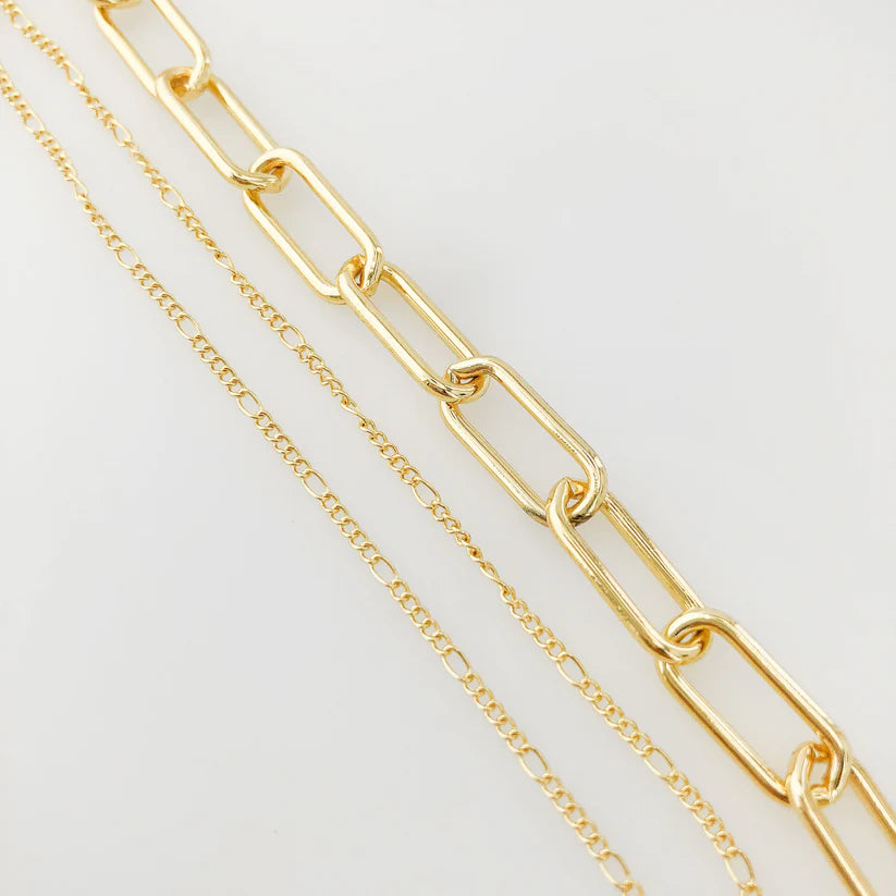 Triple Layerd Necklace 18k Gold Plated