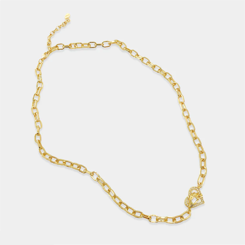 Box Chain Hands- 18K Gold Plated