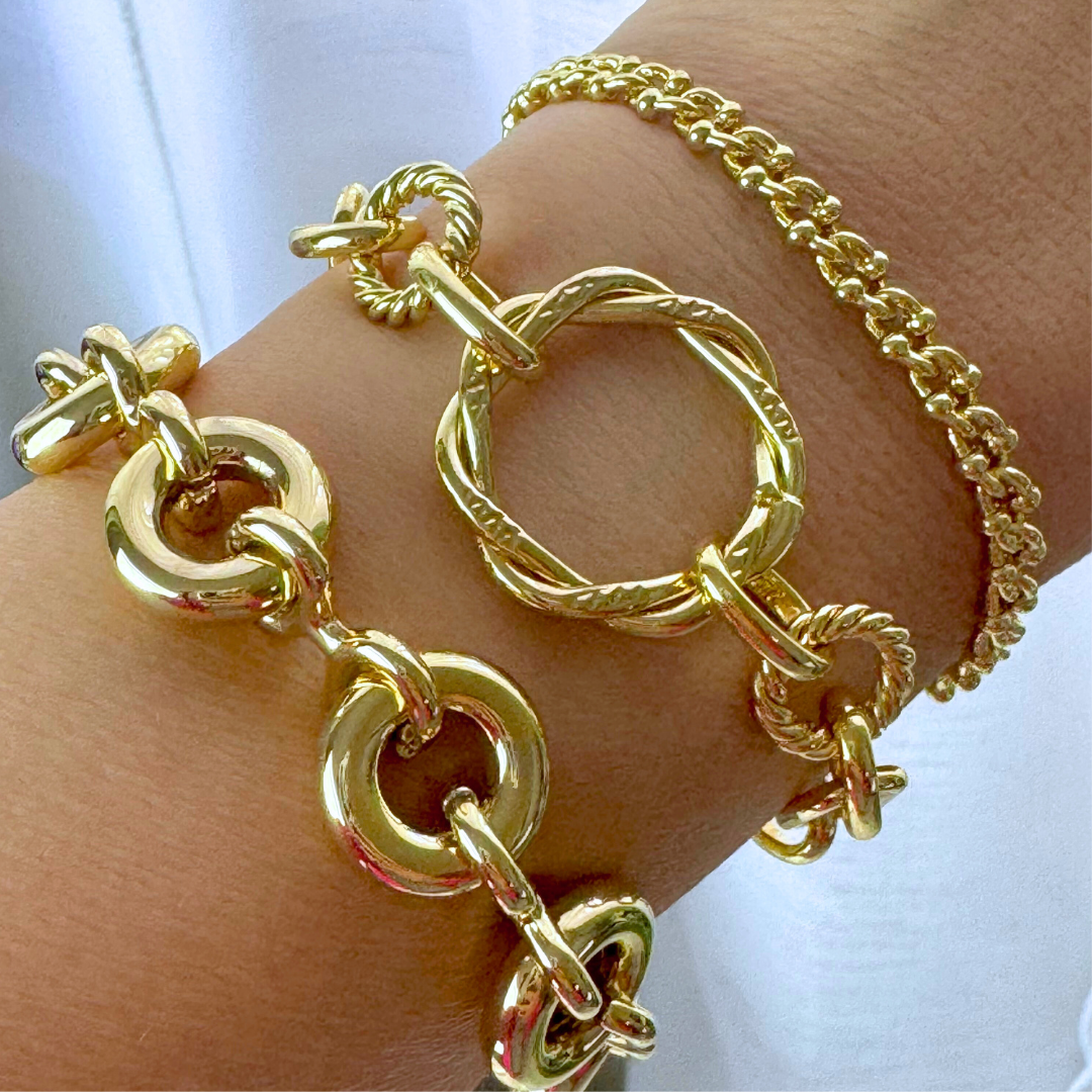 Twisted Bracelet- 18K Gold Plated