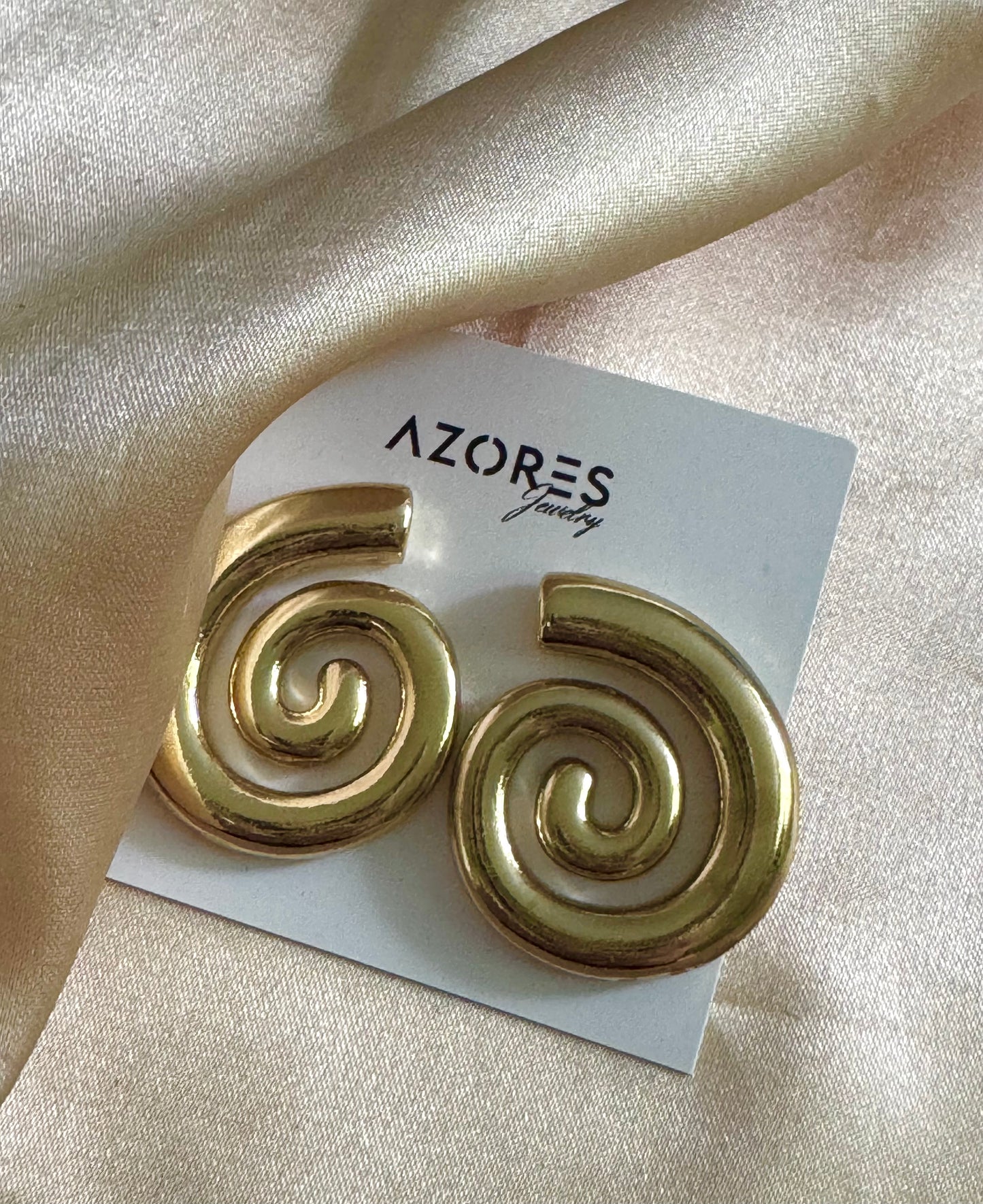 Spiral Earrings- Gold