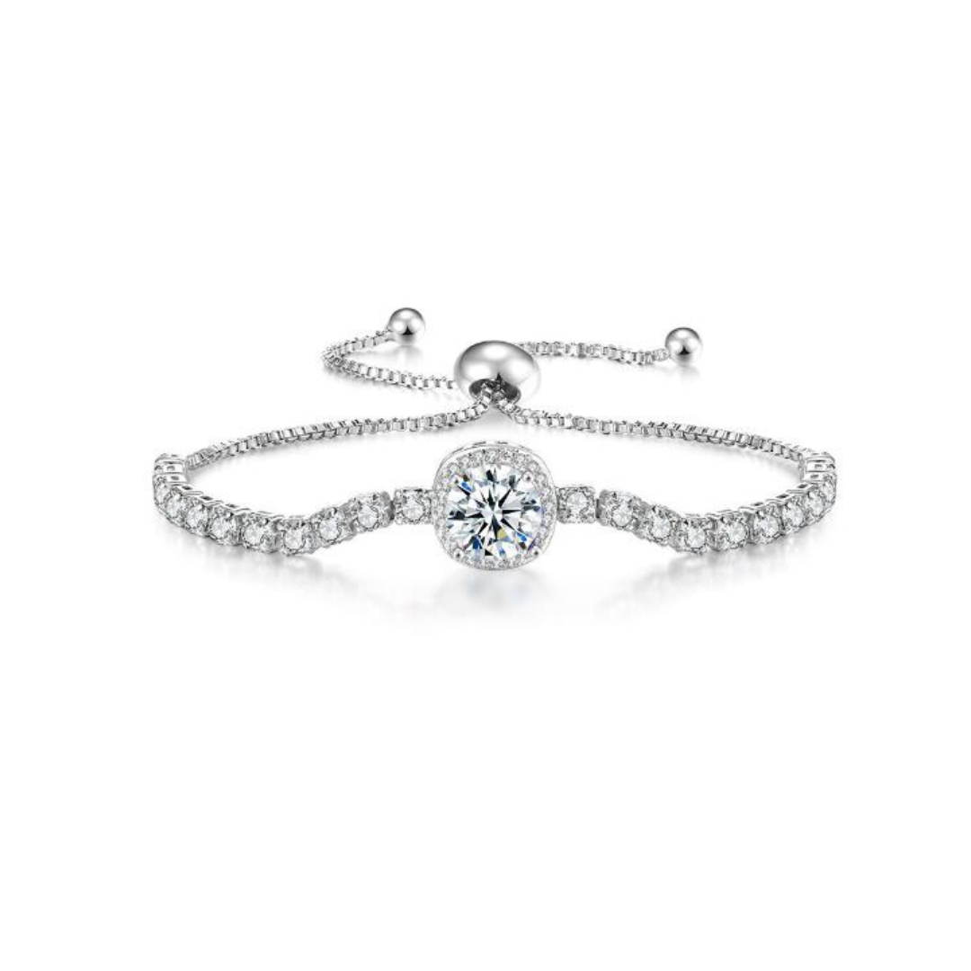 Milena- Pulsera Crystal ajustable