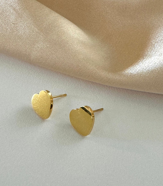 Flat Heart Studs