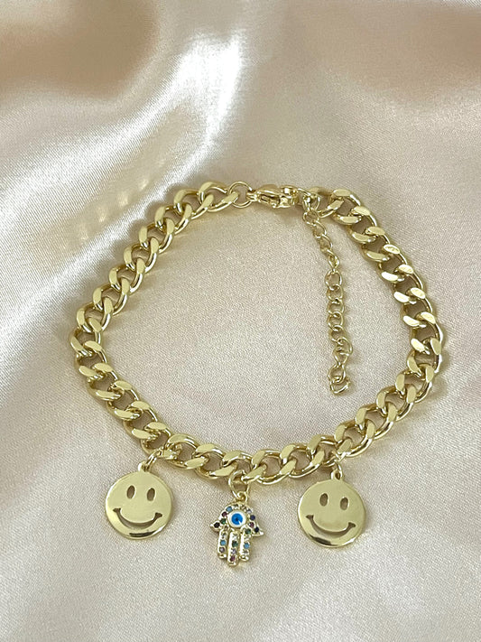 Happy Face Bracelet