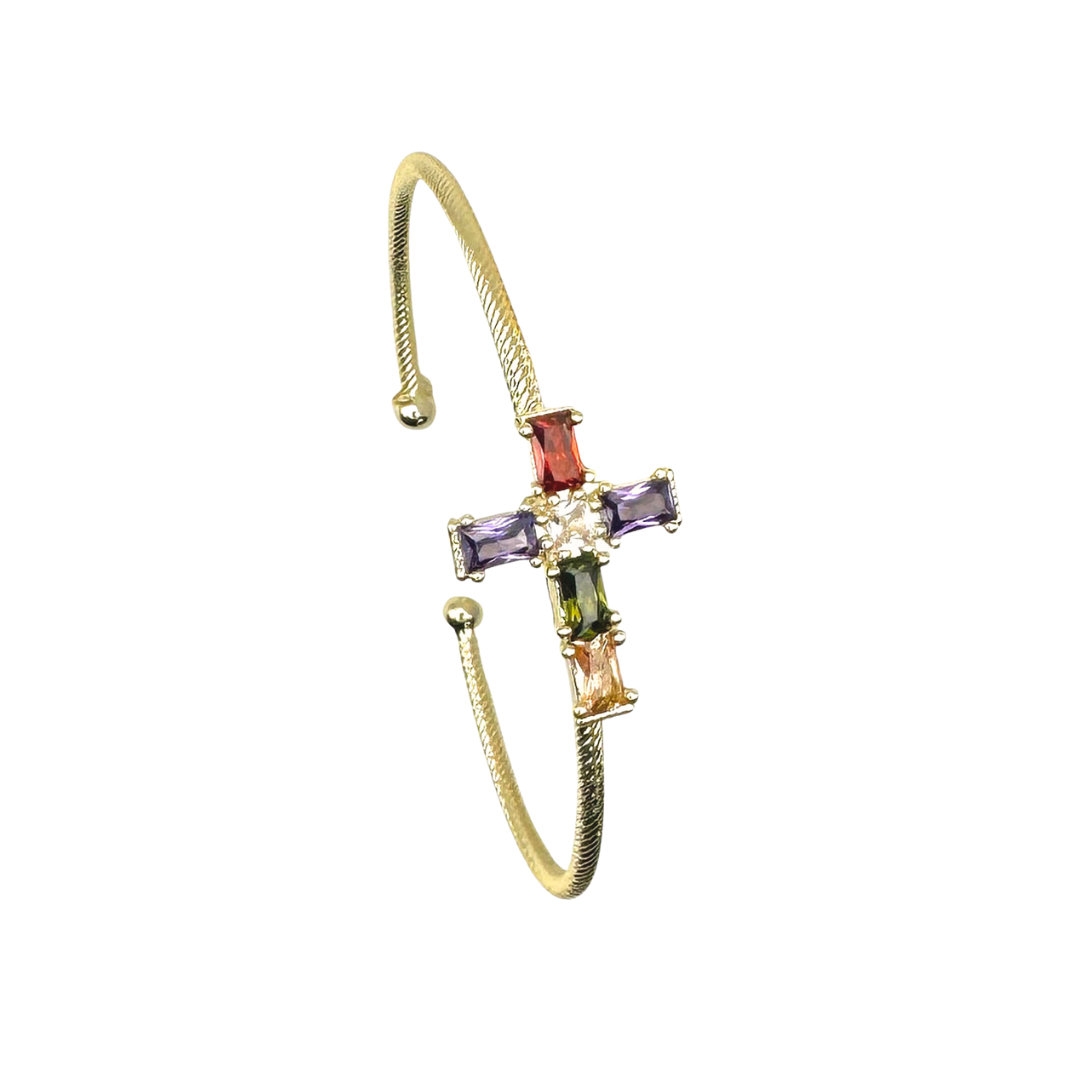 Pulsera Cruz- Multicolor