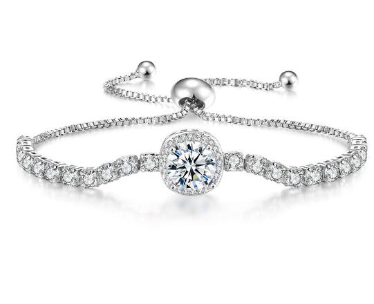 Milena- Pulsera Crystal ajustable