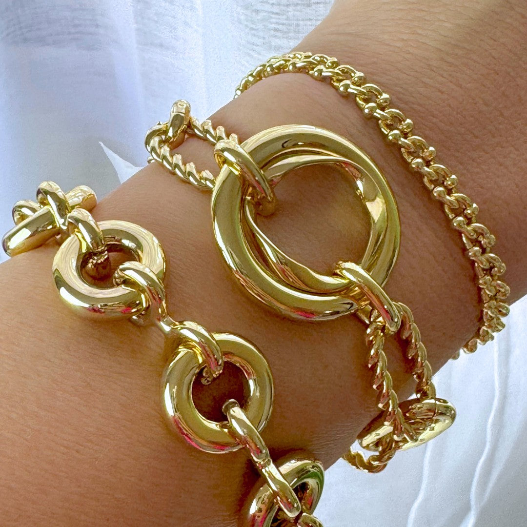 Circle Luxury Bracelet-18K Gold Plated